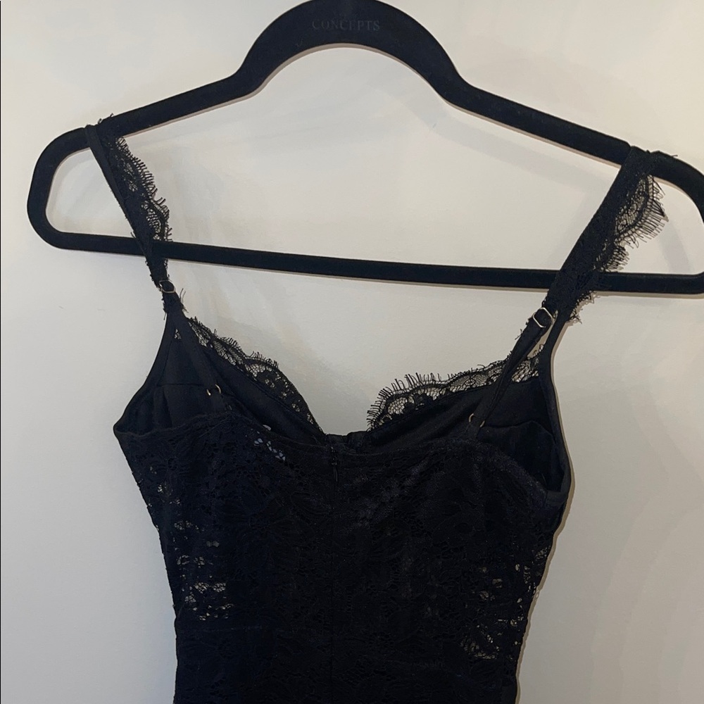 4 for $40 - PrettyLittleThing Black Lace Dress - Picture 8 of 14